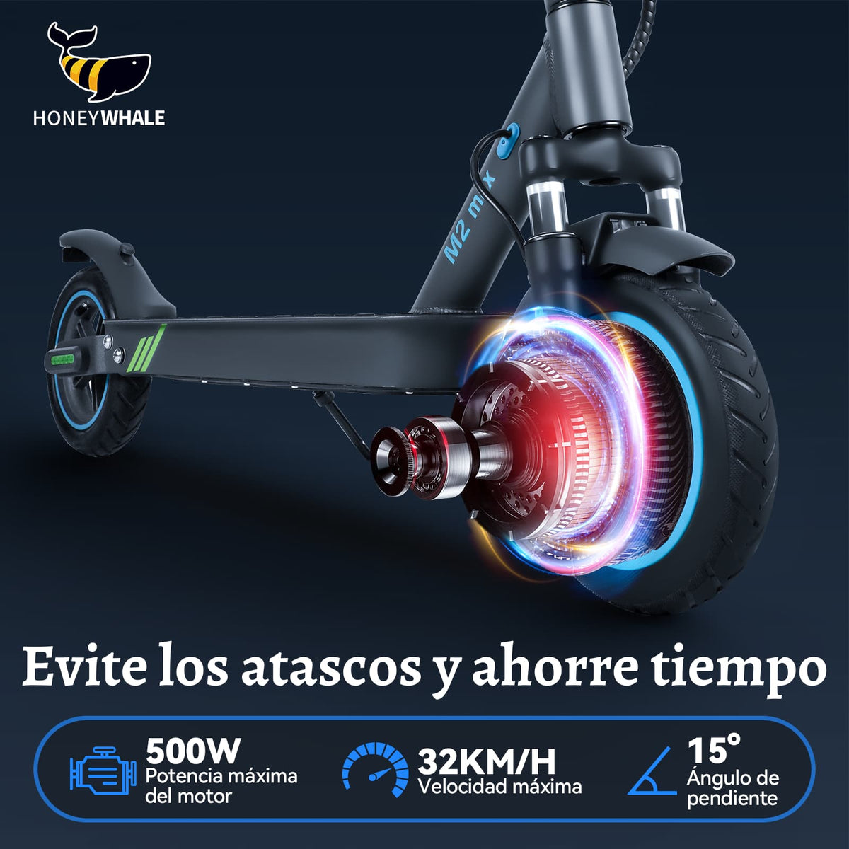Honey Whale Scooter Eléctrico M2 Max