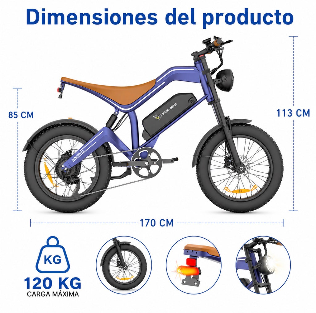 Bicicleta Eléctrica K6 Pro