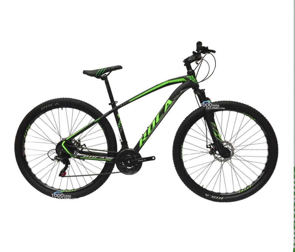 Bicicleta de Montaña ROCA Aluminio R29 7v y Suspensión bloqueo