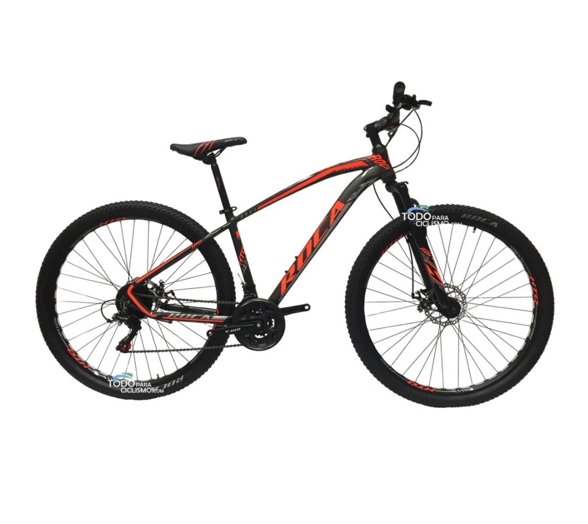 Bicicleta de Montaña ROCA Aluminio R29 7v y Suspensión bloqueo