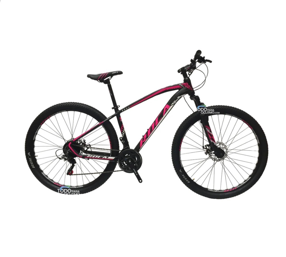 Bicicleta de Montaña ROCA Aluminio R29 7v y Suspensión bloqueo