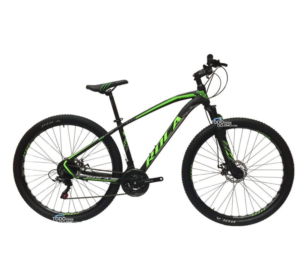 Bicicleta Roca R29 8v Frenos Hidráulicos Suspensión Bloqueo