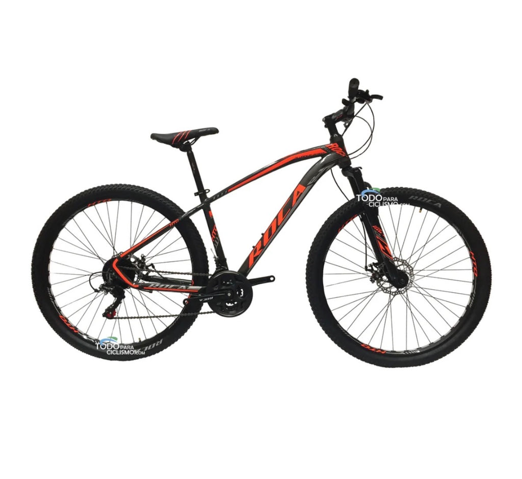 Bicicleta Roca R29 8v Frenos Hidráulicos Suspensión Bloqueo