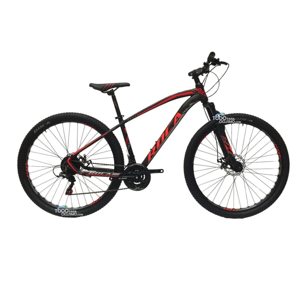 Bicicleta Roca R29 8v Frenos Hidráulicos Suspensión Bloqueo