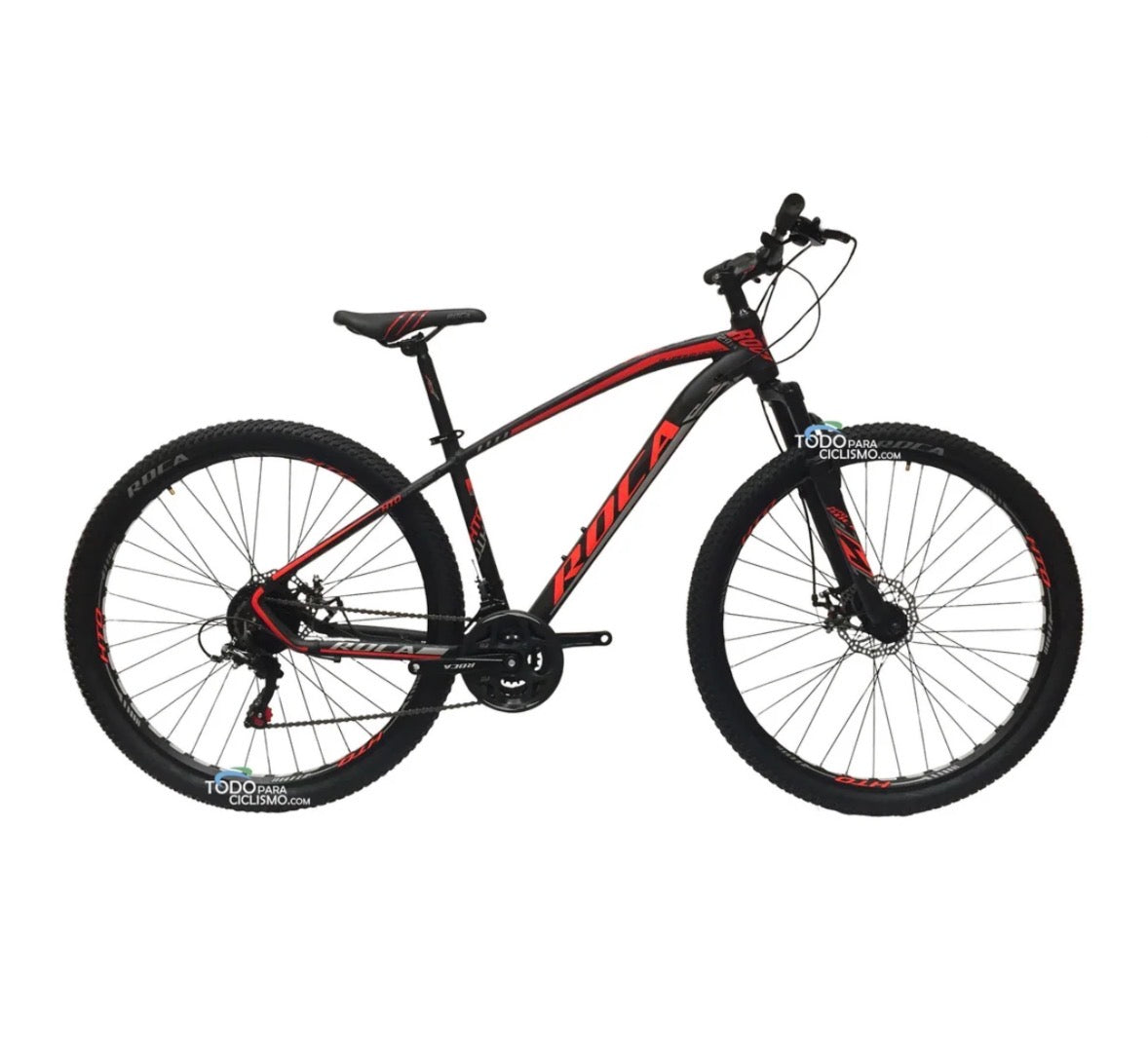 Bicicleta Roca R29 8v Frenos Hidráulicos Suspensión Bloqueo