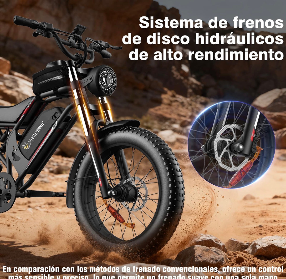 Bicicleta Eléctrica de Montaña K6S
