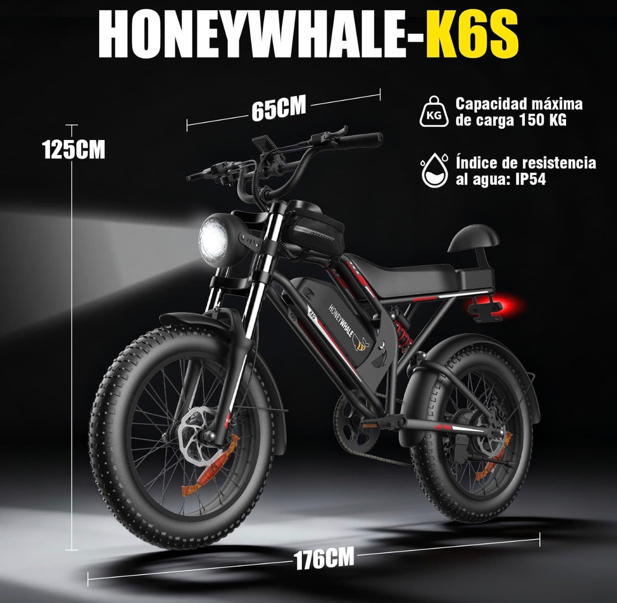 Bicicleta Eléctrica de Montaña K6S