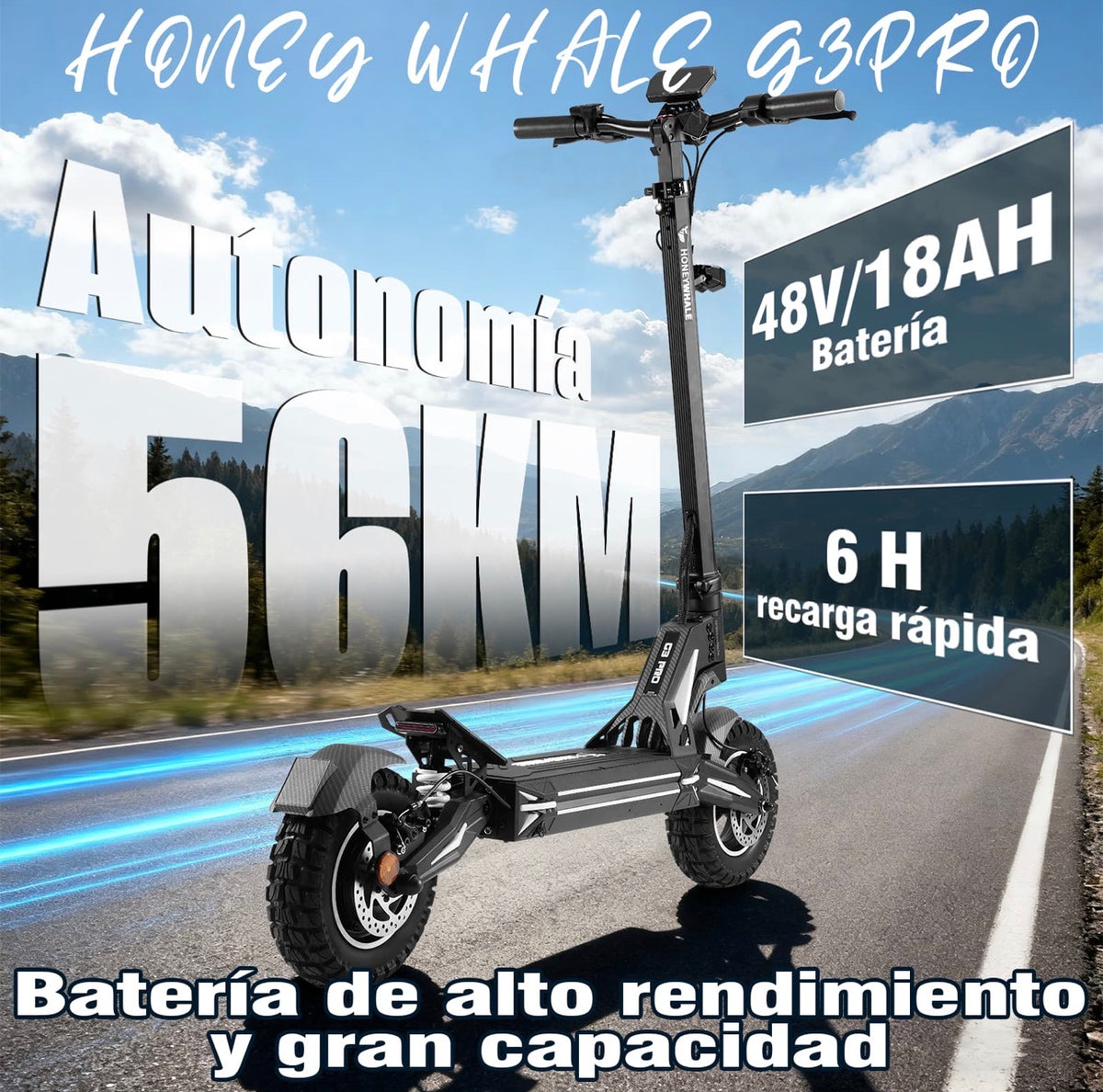 Scooter Eléctrico G3 Pro