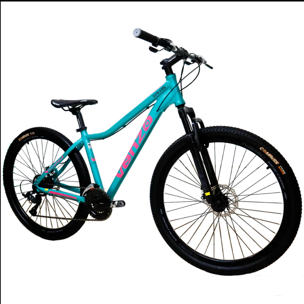 Bicicleta Venzo Iris 2023 R27.5 21 Velocidades y Suspension bloqueo + Obsequio